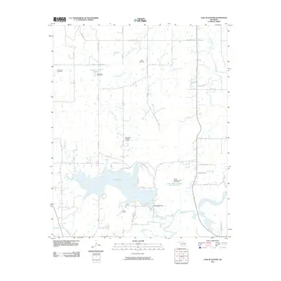 2010 Map of Lake McAlester, 2010 Print