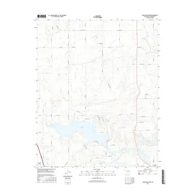 2016 Map of Lake McAlester, 2016 Print