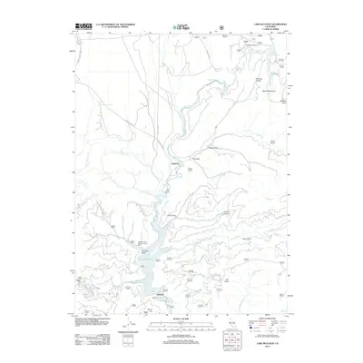 2012 Map of Lake McCloud, 2012 Print