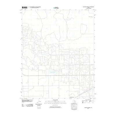 2010 Map of Lake McConnell, 2010 Print