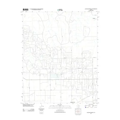 2013 Map of Lake McConnell, 2013 Print