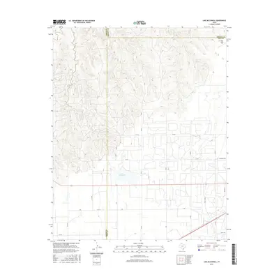 2016 Map of Lake McConnell, 2016 Print