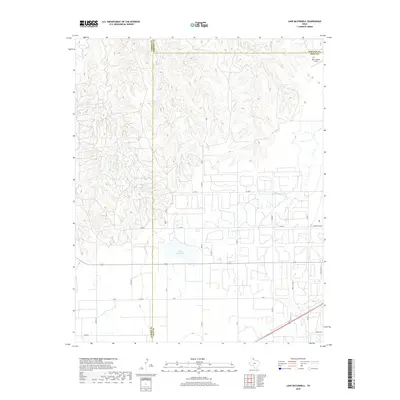 2019 Map of Lake McConnell, 2019 Print