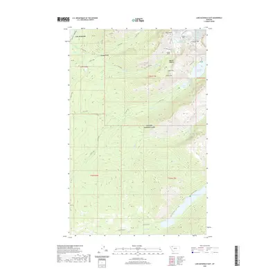 2020 Map of Lake McDonald East, 2020 Print
