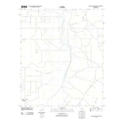 2010 Map of Lake McMillan North, 2010 Print