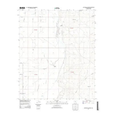 2013 Map of Lake McMillan North, 2013 Print