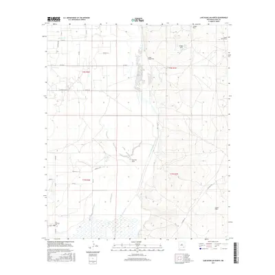 2017 Map of Lake McMillan North, 2017 Print