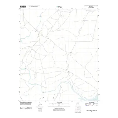 2010 Map of Lake McMillan South, 2010 Print