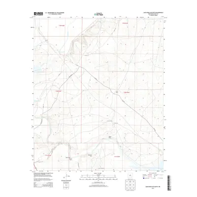 2013 Map of Lake McMillan South, 2013 Print
