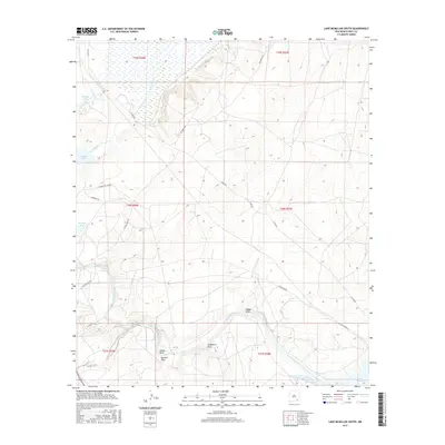 2017 Map of Lake McMillan South, 2017 Print