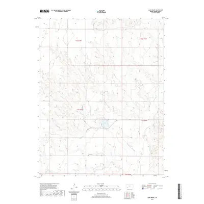 2018 Map of Lake Meade, 2018 Print