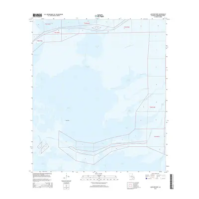 2015 Map of Lake Mechant, 2015 Print