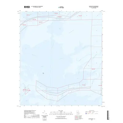 2018 Map of Lake Mechant, 2018 Print