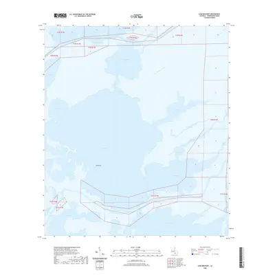 2020 Map of Lake Mechant, 2020 Print