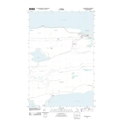 2011 Map of Lake Medora, 2011 Print