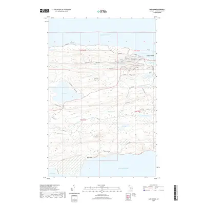 2019 Map of Lake Medora, 2019 Print