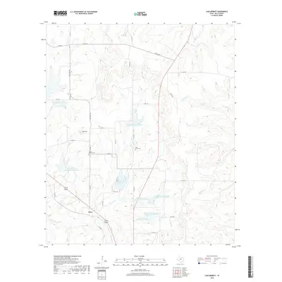 2019 Map of Lake Merritt, 2019 Print
