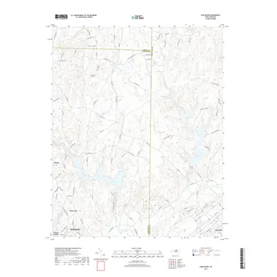 2019 Map of Lake Michie, 2019 Print