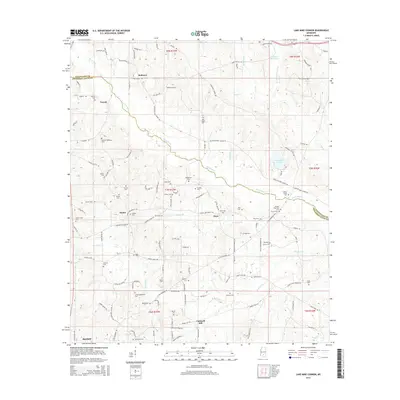 2015 Map of Lake Mike Connor, 2015 Print