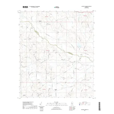 2018 Map of Lake Mike Connor, 2018 Print