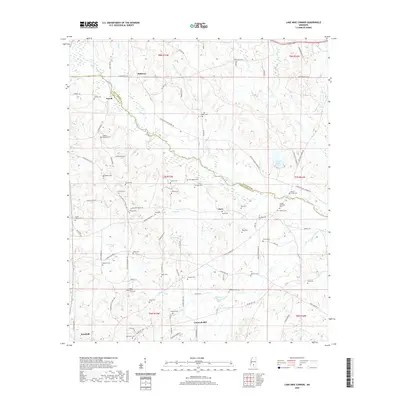 2020 Map of Lake Mike Connor, 2020 Print