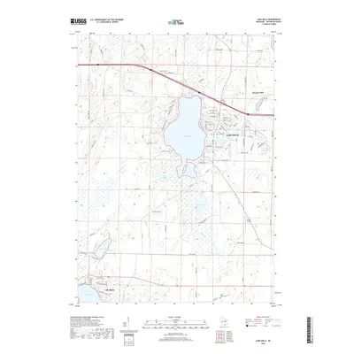 2018 Map of Lake Mills, 2018 Print