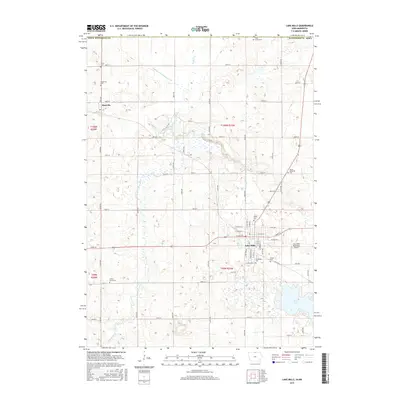 2015 Map of Lake Mills, 2015 Print