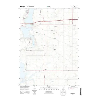 2013 Map of Lake Milton, 2013 Print