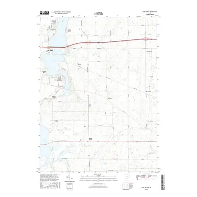 2016 Map of Lake Milton, 2016 Print