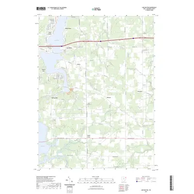 2023 Map of Lake Milton, 2023 Print