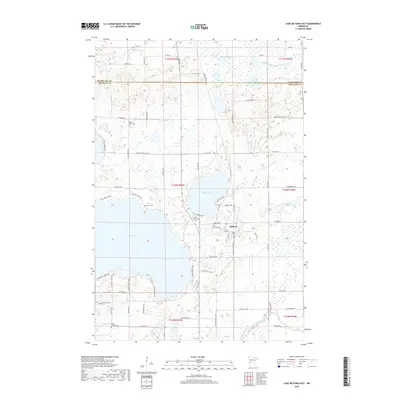 2019 Map of Lake Miltona East, 2019 Print