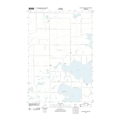 2010 Map of Lake Miltona West, 2010 Print