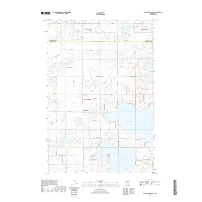 2019 Map of Lake Miltona West, 2019 Print