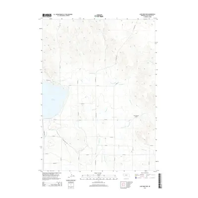2014 Map of Lake Minatare, 2014 Print
