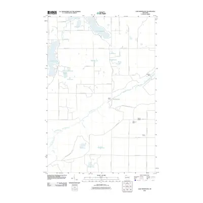 2010 Map of Lake Minnesuing, 2010 Print
