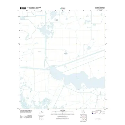 2012 Map of Lake Misere, 2012 Print