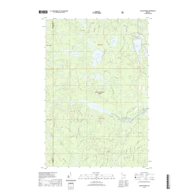2019 Map of Lake Mitigwaki, 2019 Print