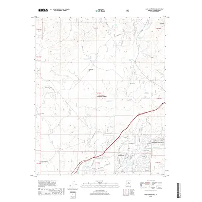 2018 Map of Lake Montezuma, 2018 Print
