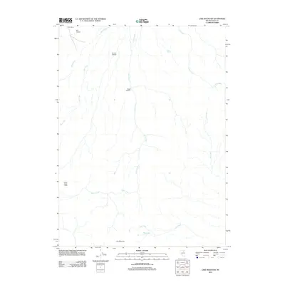 2012 Map of Lake Mountain, 2012 Print