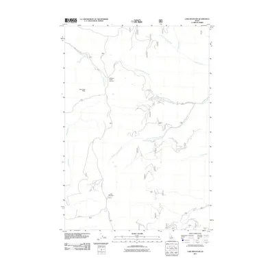 2011 Map of Lake Mountain, 2011 Print