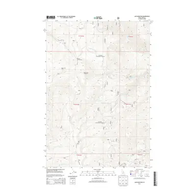 2013 Map of Lake Mountain, 2013 Print