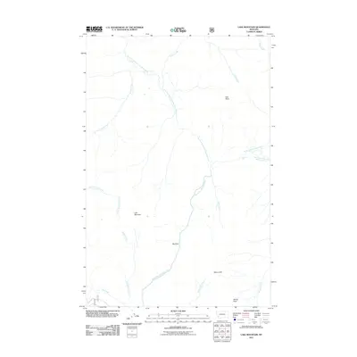 2011 Map of Lake Mountain, 2011 Print