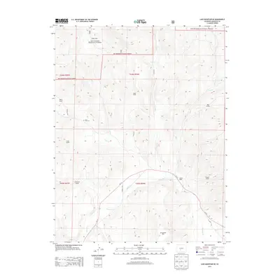 2013 Map of Lake Mountain NE, 2013 Print