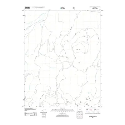 2011 Map of Lake Mountain, 2011 Print