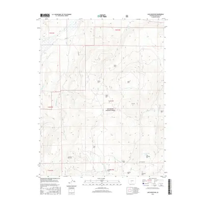 2016 Map of Lake Mountain, 2016 Print