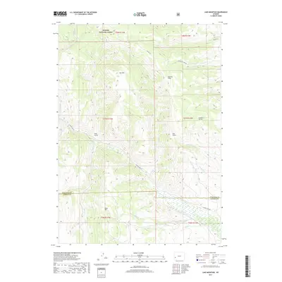 2017 Map of Lake Mountain, 2017 Print