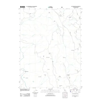 2012 Map of Lake Mountain, 2012 Print