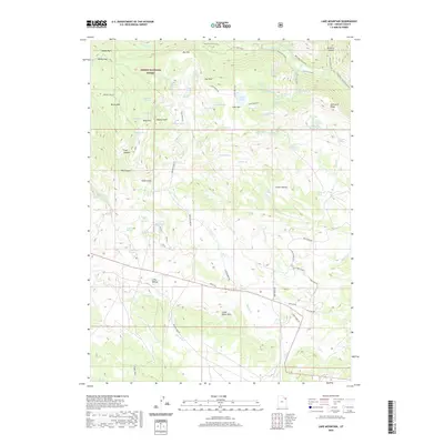2020 Map of Lake Mountain, 2020 Print