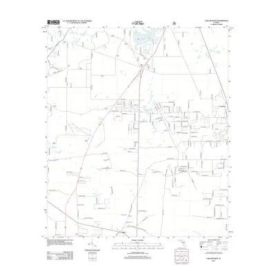 2012 Map of Lake Munson, 2012 Print