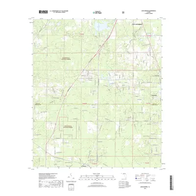 2018 Map of Lake Munson, 2018 Print